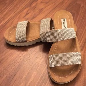 Steve Madden crystal sandals